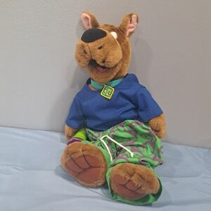 VTG 1998 Scooby-Doo Fright Light Plush Equity Toys Flashlight Cartoon Network